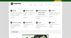 Desktop Screenshot of defensoria.df.gov.br