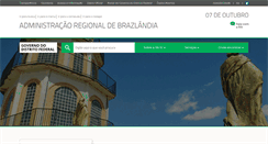 Desktop Screenshot of brazlandia.df.gov.br