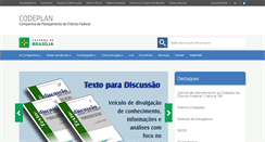 Desktop Screenshot of codeplan.df.gov.br