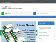 Tablet Screenshot of codeplan.df.gov.br
