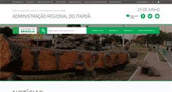 Desktop Screenshot of itapoa.df.gov.br