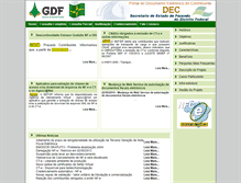 Tablet Screenshot of dec.fazenda.df.gov.br