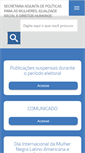 Mobile Screenshot of mulher.df.gov.br