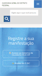 Mobile Screenshot of ouvidoria.df.gov.br