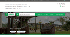 Desktop Screenshot of candangolandia.df.gov.br