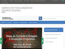 Tablet Screenshot of agefis.df.gov.br