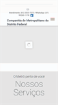 Mobile Screenshot of metro.df.gov.br
