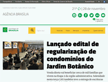 Tablet Screenshot of agenciabrasilia.df.gov.br